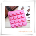 16 Cavity Oval Silicone Mold for Soap, Cake, Cupcake, Brownieand More (HA36012)